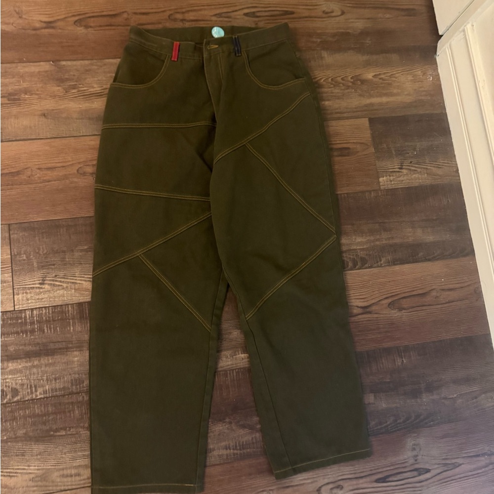Adrian Cashmere Green Pants